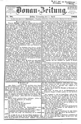 Donau-Zeitung Donnerstag 7. April 1864