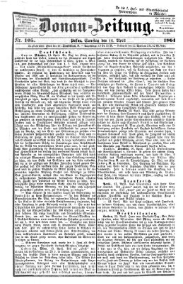 Donau-Zeitung Samstag 16. April 1864