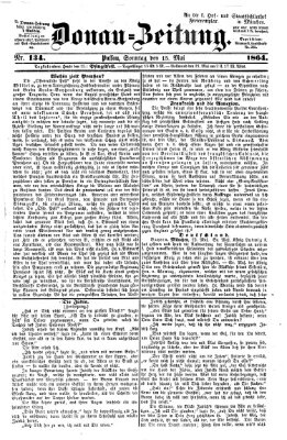 Donau-Zeitung Sonntag 15. Mai 1864