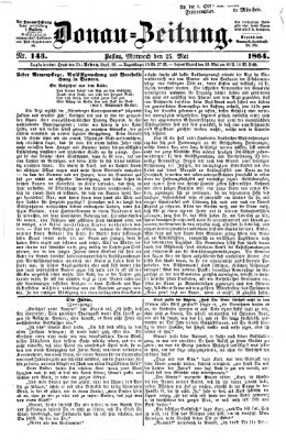 Donau-Zeitung Mittwoch 25. Mai 1864