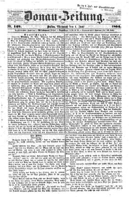 Donau-Zeitung Mittwoch 1. Juni 1864