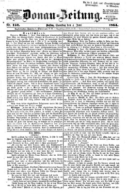 Donau-Zeitung Samstag 4. Juni 1864