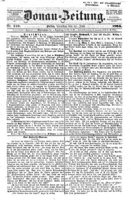 Donau-Zeitung Samstag 11. Juni 1864