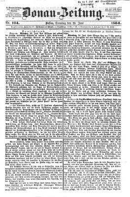 Donau-Zeitung Sonntag 26. Juni 1864