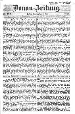 Donau-Zeitung Samstag 2. Juli 1864