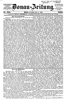 Donau-Zeitung Dienstag 5. Juli 1864