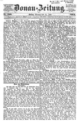 Donau-Zeitung Montag 11. Juli 1864