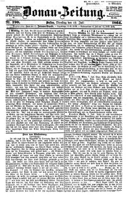 Donau-Zeitung Dienstag 12. Juli 1864