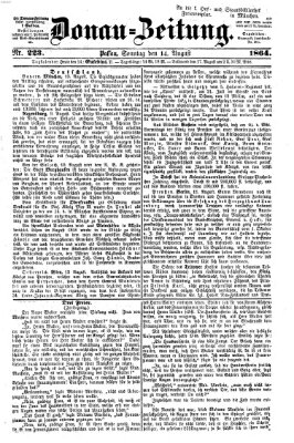 Donau-Zeitung Sonntag 14. August 1864