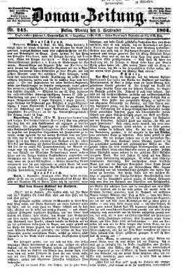 Donau-Zeitung Montag 5. September 1864