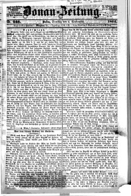 Donau-Zeitung Dienstag 6. September 1864