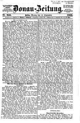 Donau-Zeitung Montag 12. September 1864