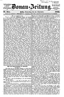 Donau-Zeitung Donnerstag 15. September 1864