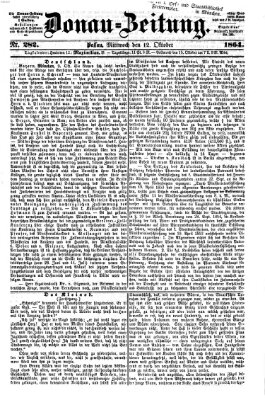 Donau-Zeitung Mittwoch 12. Oktober 1864