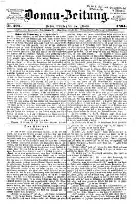 Donau-Zeitung Dienstag 25. Oktober 1864