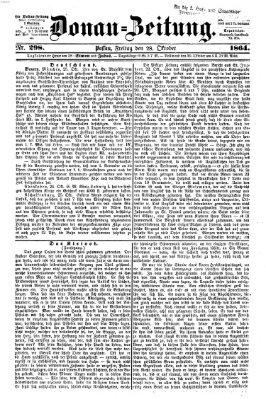 Donau-Zeitung Freitag 28. Oktober 1864