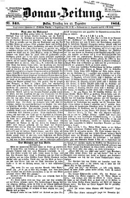 Donau-Zeitung Dienstag 13. Dezember 1864