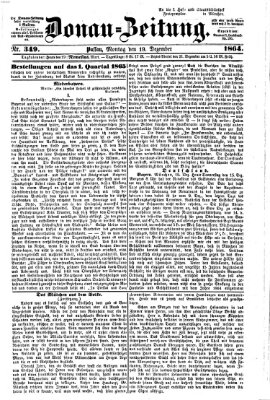 Donau-Zeitung Montag 19. Dezember 1864