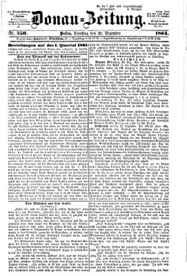 Donau-Zeitung Dienstag 20. Dezember 1864