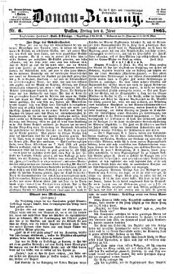 Donau-Zeitung Freitag 6. Januar 1865