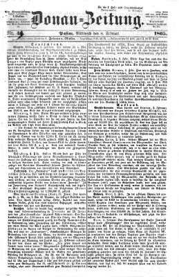 Donau-Zeitung Mittwoch 8. Februar 1865