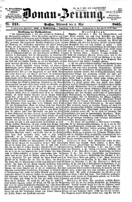 Donau-Zeitung Mittwoch 3. Mai 1865