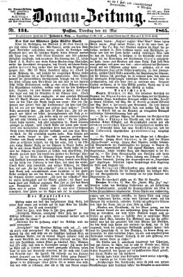 Donau-Zeitung Dienstag 16. Mai 1865