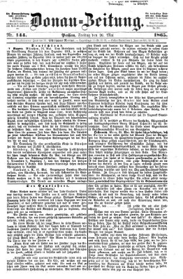 Donau-Zeitung Freitag 26. Mai 1865