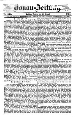 Donau-Zeitung Montag 28. August 1865