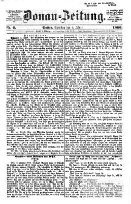 Donau-Zeitung Samstag 6. Januar 1866