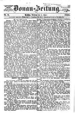 Donau-Zeitung Montag 8. Januar 1866