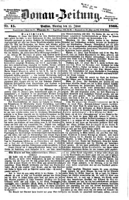 Donau-Zeitung Montag 15. Januar 1866