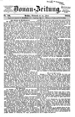 Donau-Zeitung Mittwoch 24. Januar 1866