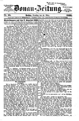 Donau-Zeitung Dienstag 20. März 1866