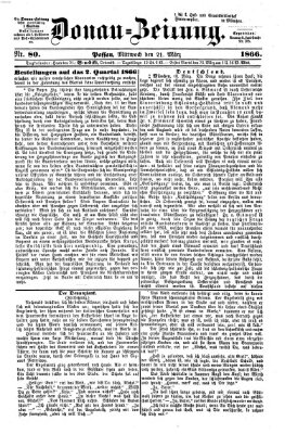 Donau-Zeitung Mittwoch 21. März 1866