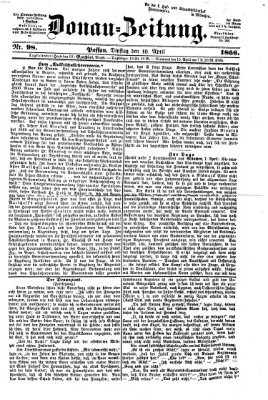 Donau-Zeitung Dienstag 10. April 1866