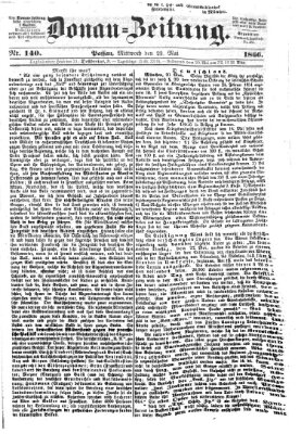 Donau-Zeitung Mittwoch 23. Mai 1866