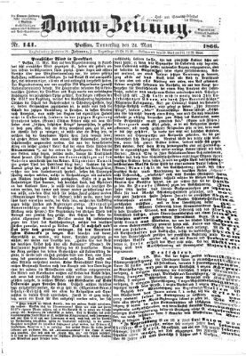 Donau-Zeitung Donnerstag 24. Mai 1866