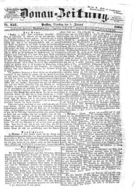 Donau-Zeitung Dienstag 5. Juni 1866