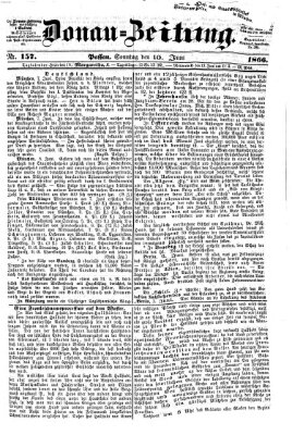 Donau-Zeitung Sonntag 10. Juni 1866