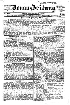 Donau-Zeitung Samstag 23. Juni 1866