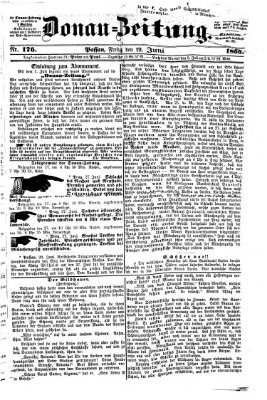 Donau-Zeitung Freitag 29. Juni 1866