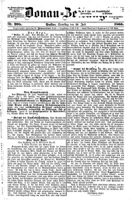 Donau-Zeitung Samstag 28. Juli 1866