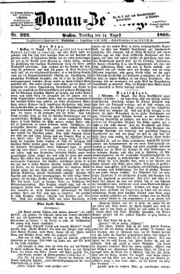 Donau-Zeitung Dienstag 14. August 1866