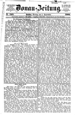 Donau-Zeitung Montag 3. September 1866