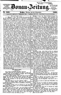 Donau-Zeitung Montag 10. September 1866