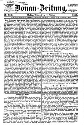 Donau-Zeitung Mittwoch 17. Oktober 1866