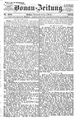 Donau-Zeitung Mittwoch 24. Oktober 1866