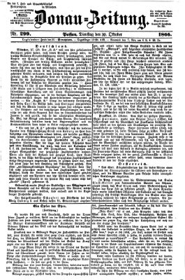 Donau-Zeitung Dienstag 30. Oktober 1866