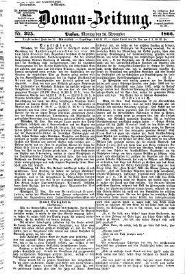 Donau-Zeitung Montag 26. November 1866